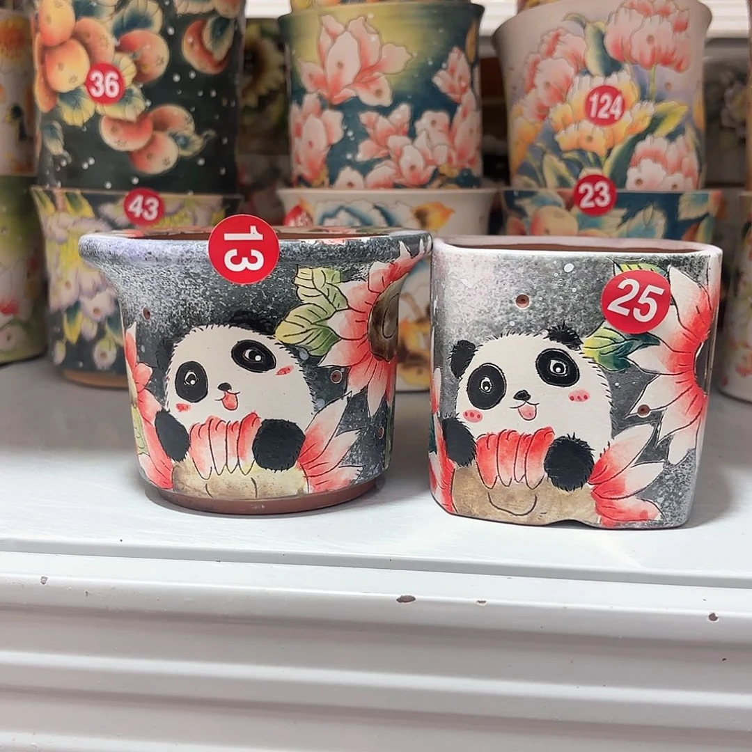 紫砂花盆手工花盆默认微瑕8-8