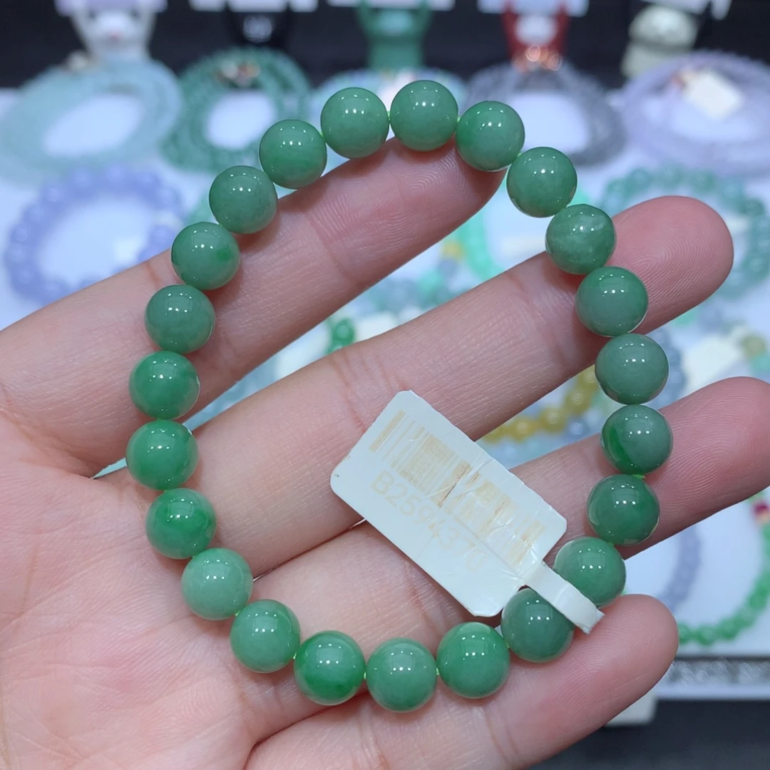 翡翠未镶嵌手串天然