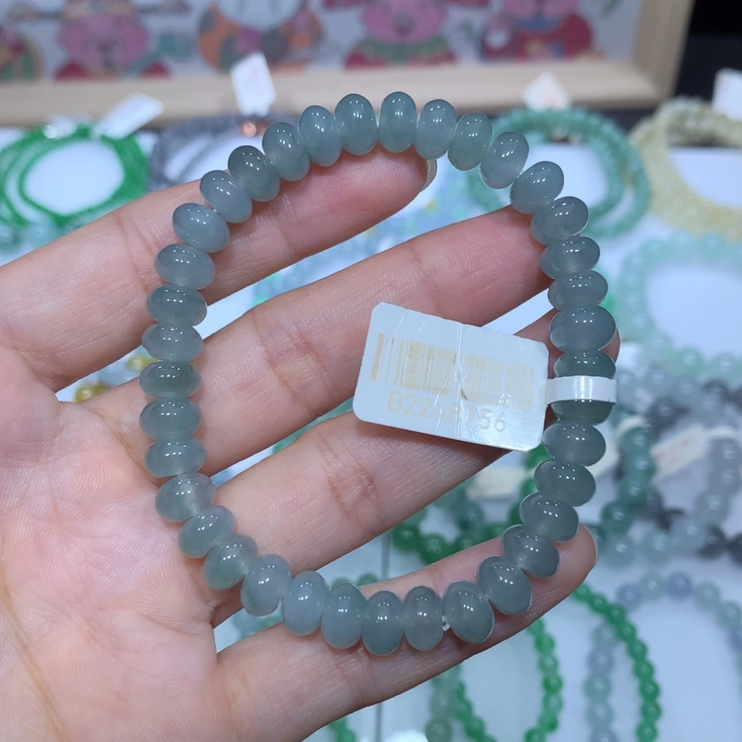 翡翠未镶嵌手链天然