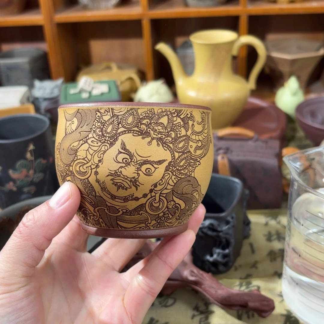 茶杯紫砂宜兴紫砂原矿茶器
