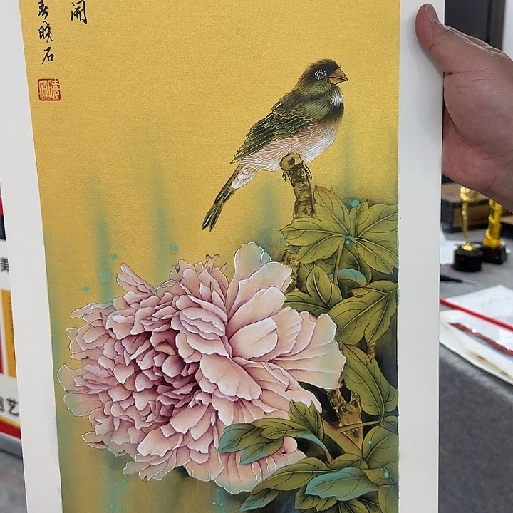 国画我是一只小小鸟地域鬼的人