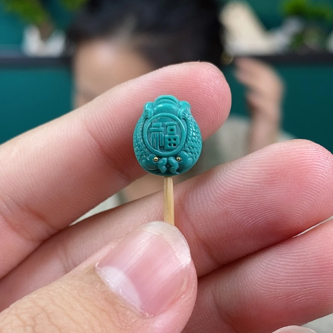 绿松石珠宝奇石未镶嵌