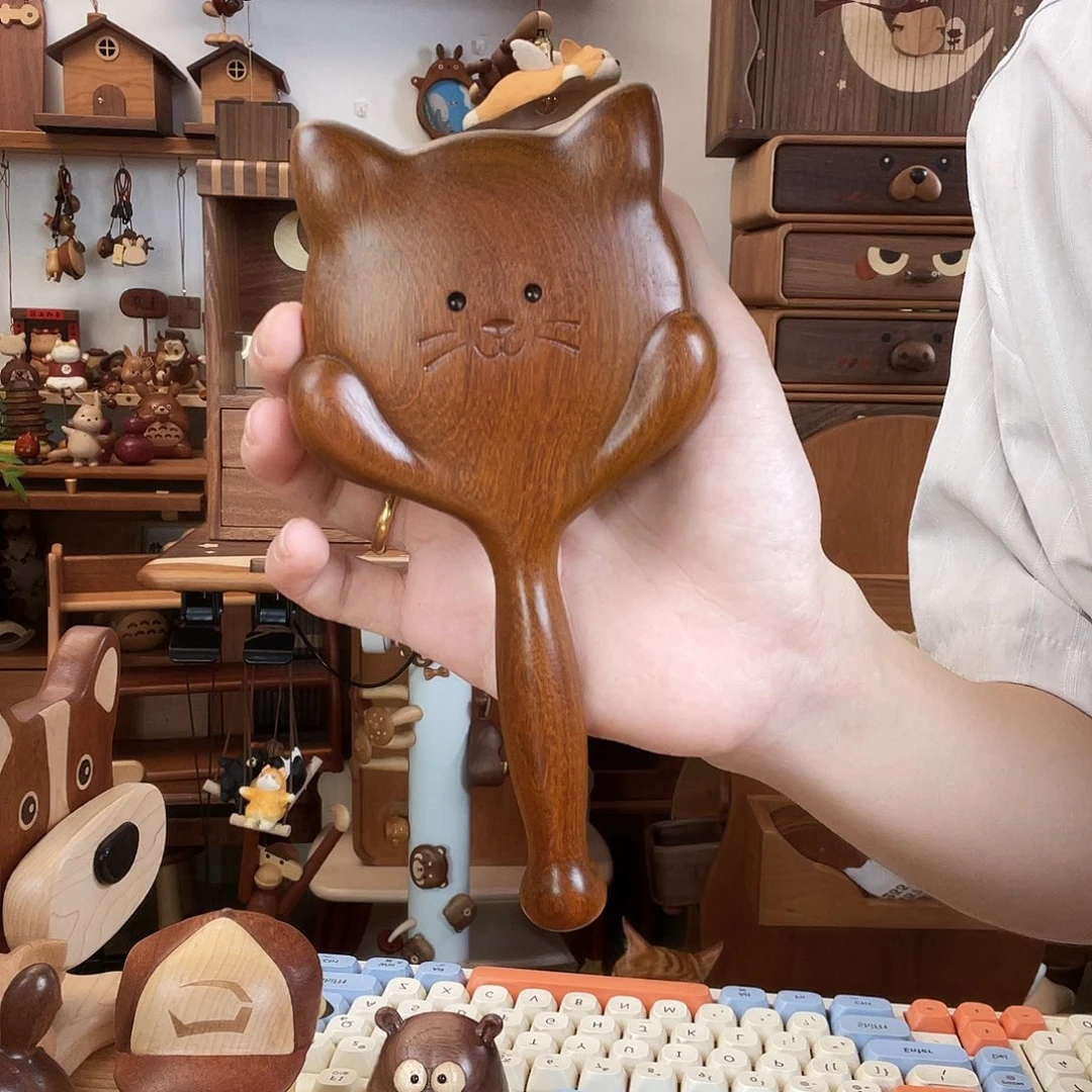 木小猫气垫梳按摩
