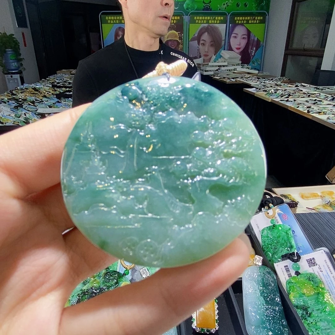 颈饰未镶嵌翡翠翡翠