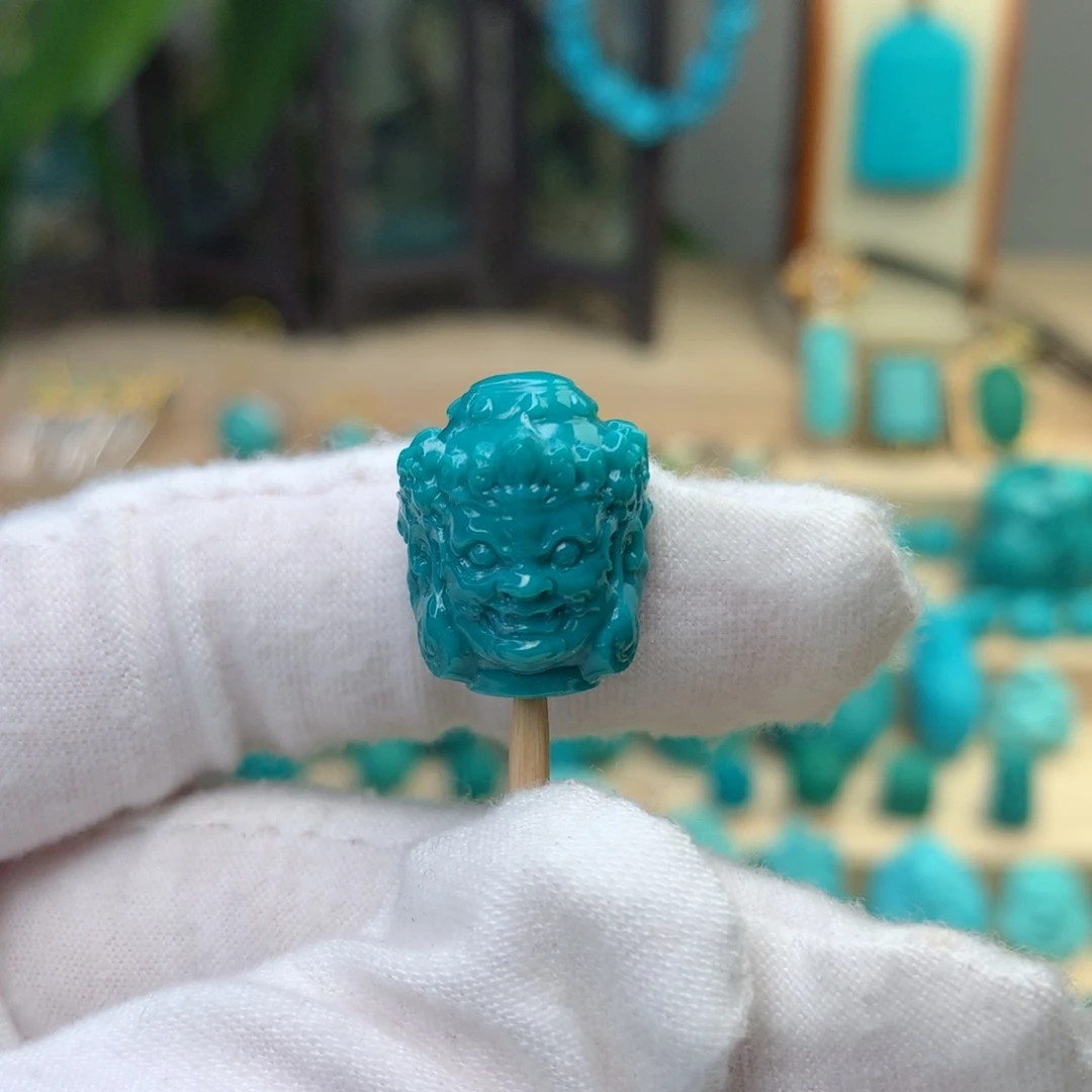 绿松石珠宝半成品未镶嵌