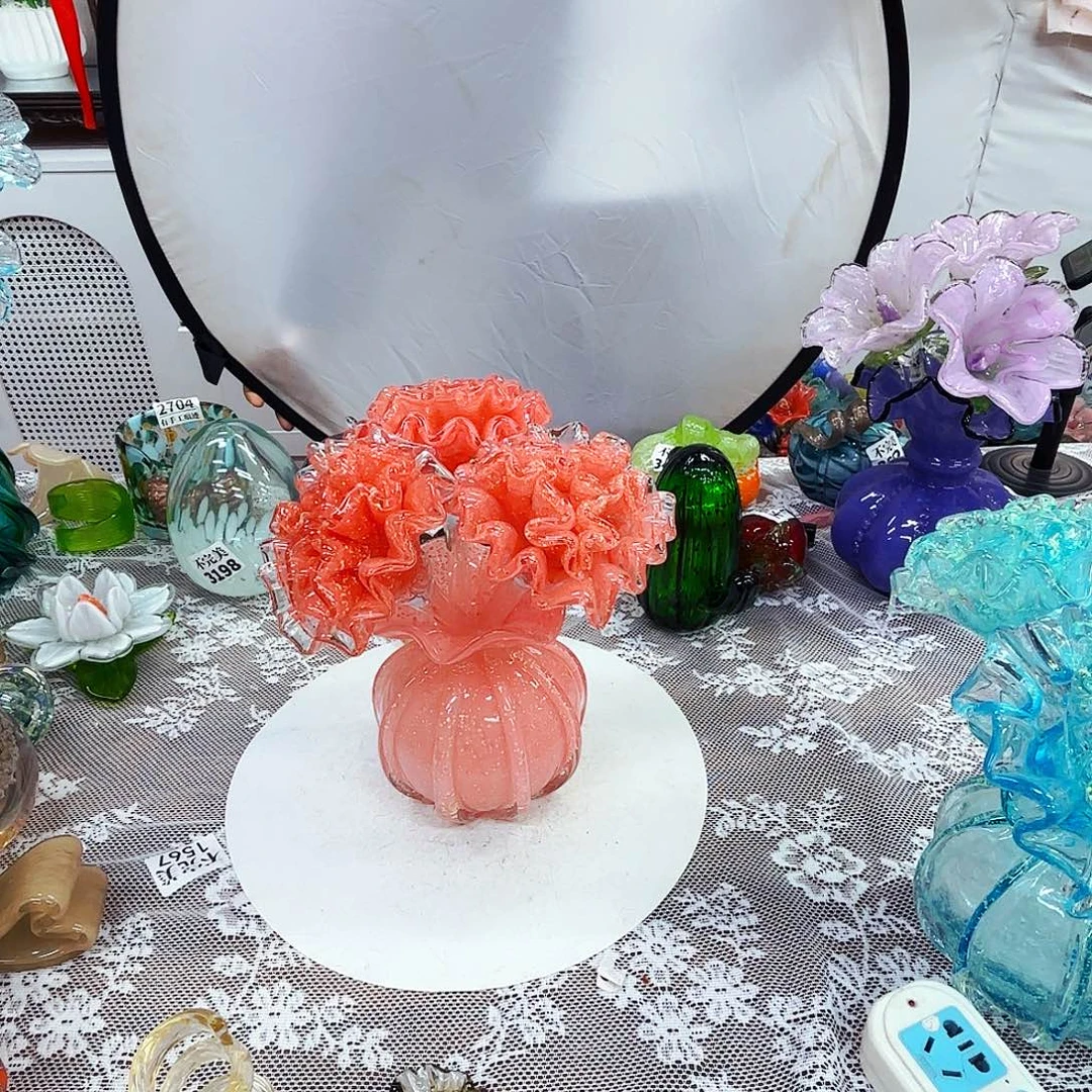 琉璃花瓶花器艺术摆件
