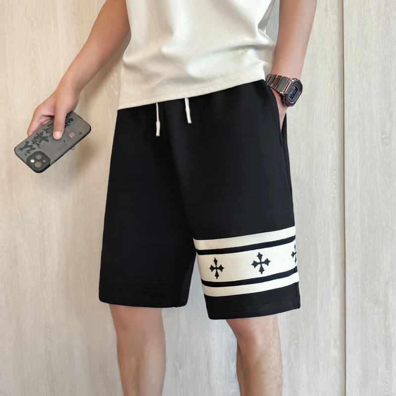 夏季短裤潮中裤薄款短裤男夏季韩版时尚裤子宽松百搭潮流五分裤潮