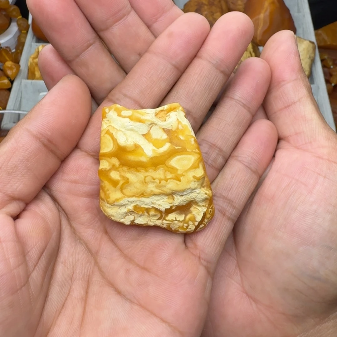 蜜蜡未镶嵌戒指天然蜜蜡