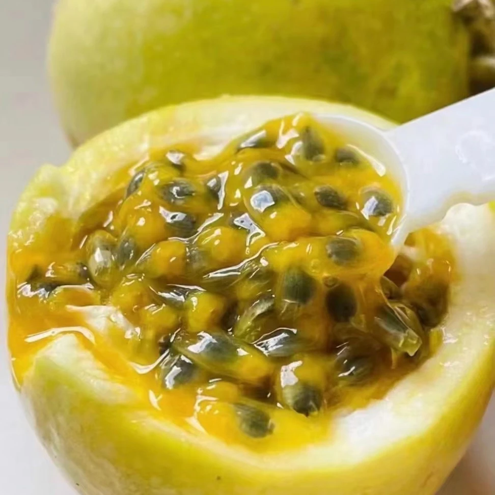 仓仓果鲜达(黄金百香果)中小果，甜，皮越皱越好吃