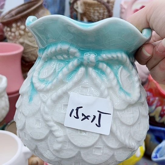 多肉绿植陶瓷花盆9.9包邮