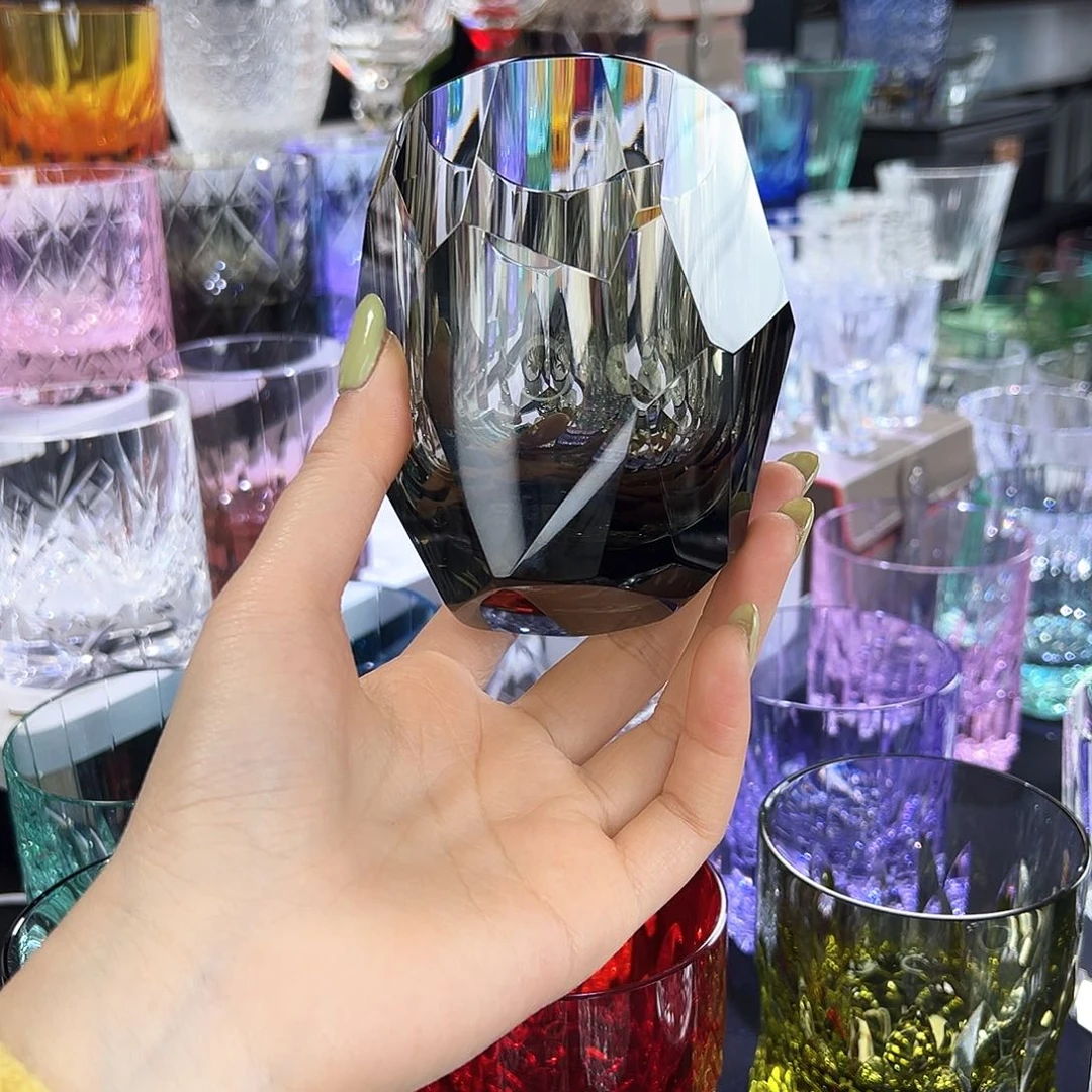 水晶厚款原石谜青墨色