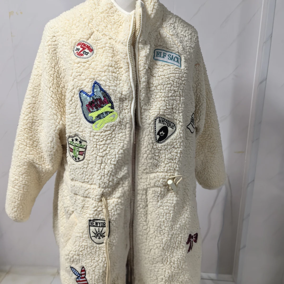 女士颗粒绒【非图片款微脏瑕介意勿拍】外套加绒冬季秋冬