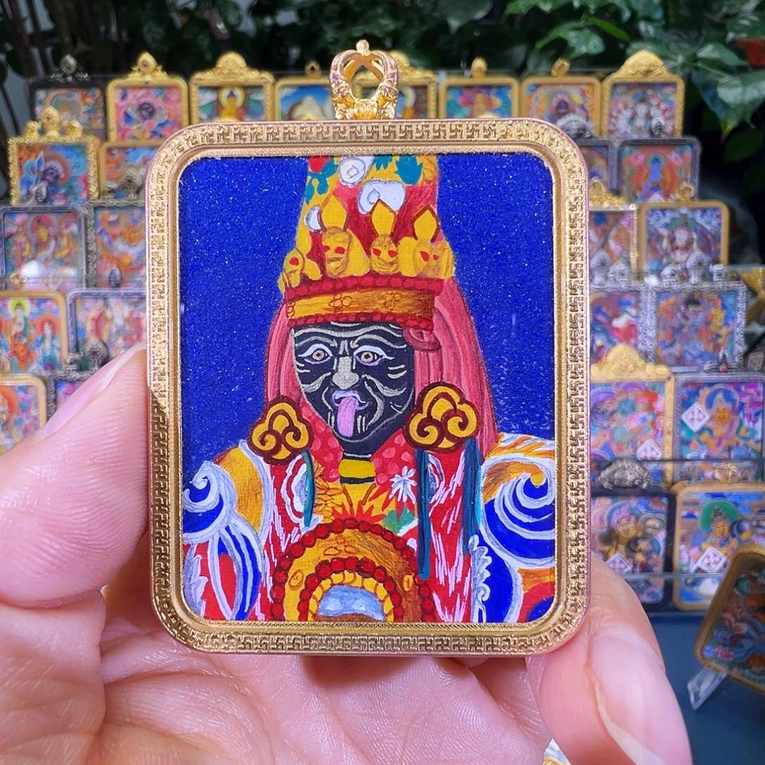 吊坠扎基拉姆热绘纯手绘