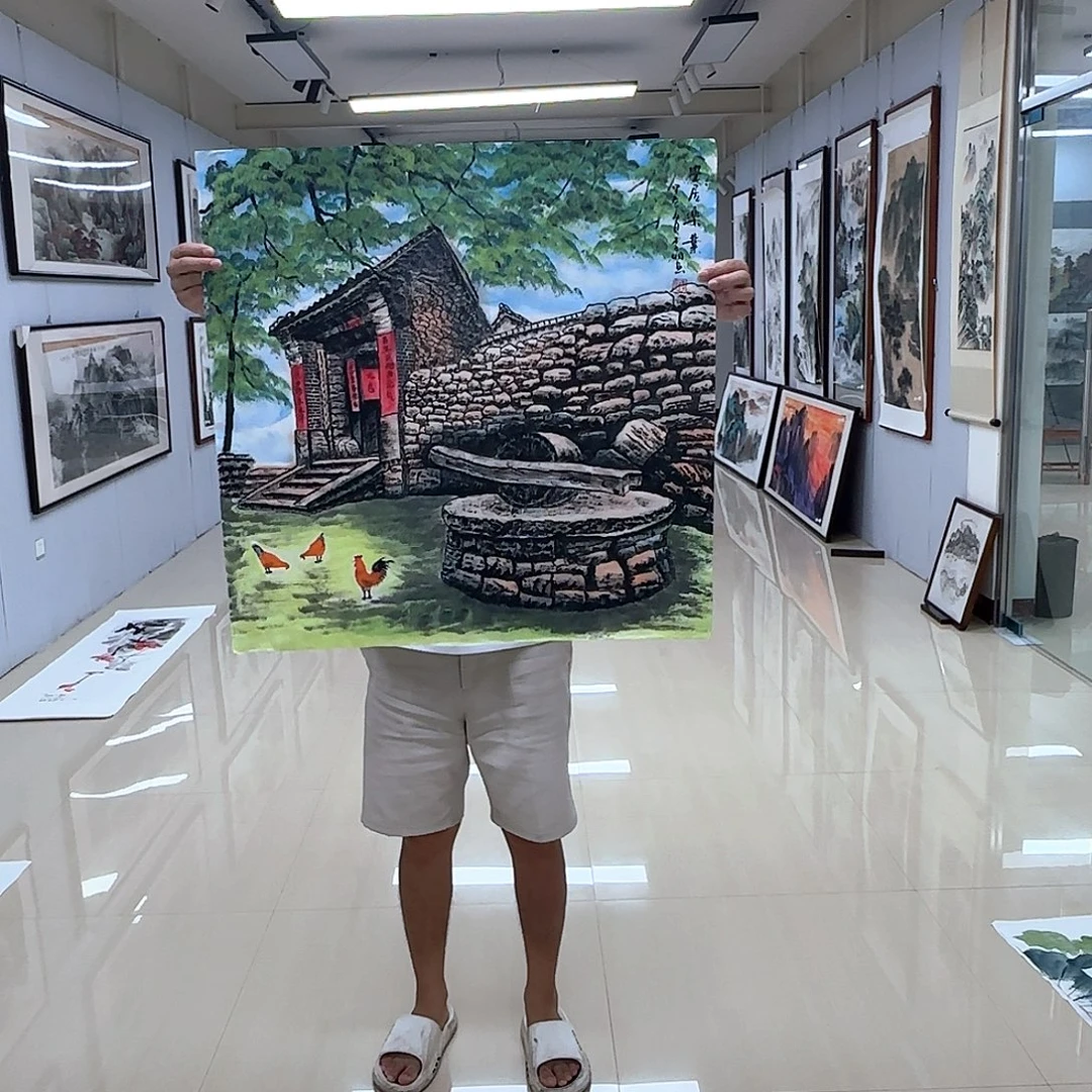 国画国画作品多次
