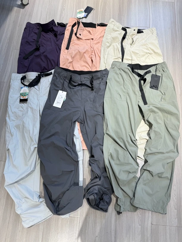 强力推荐 很舒服男女夏超薄速干弹力凉爽伞兵裤休闲裤登山徒步裤