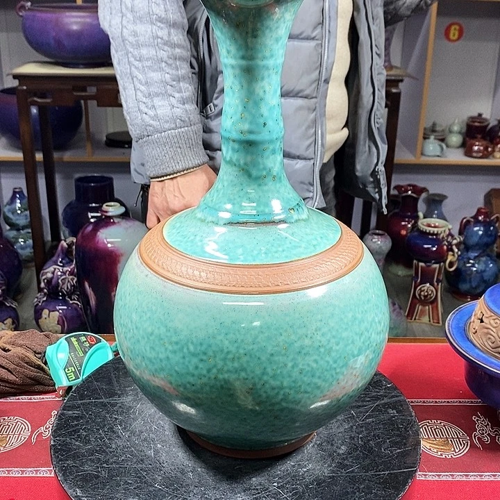 瓶中国神垕精品钧瓷