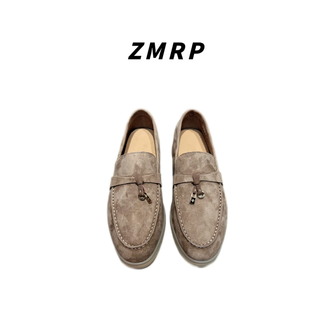 【欣欣】磨砂皮透气乐福鞋女士