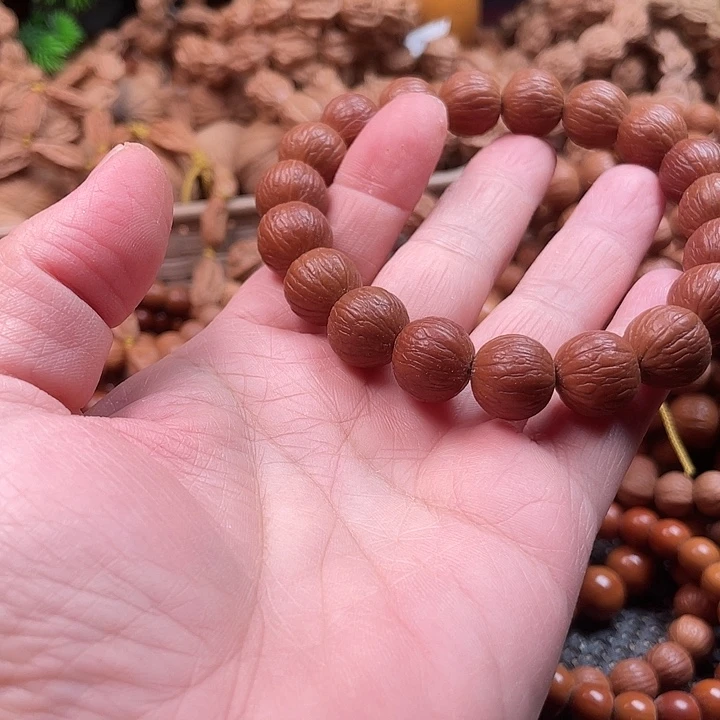 手串猴头核桃1.3同尺盆自然泛油