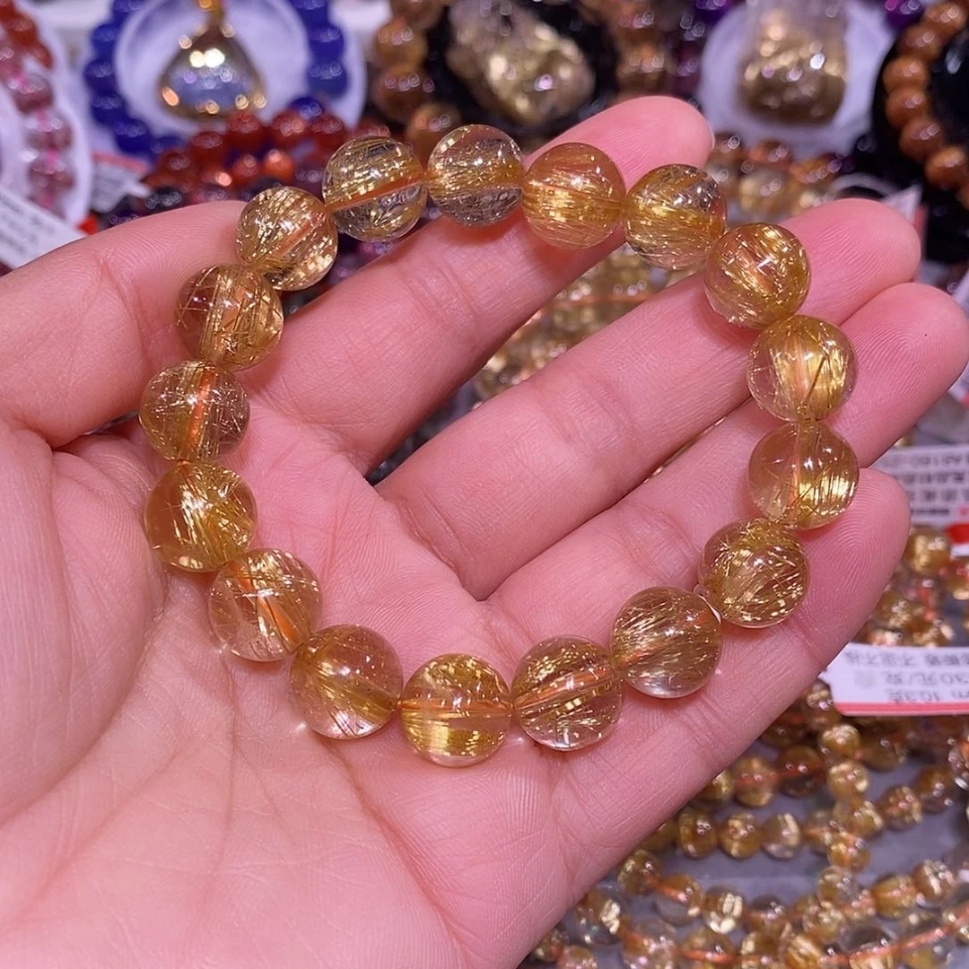 未镶嵌手链水晶金钛晶12