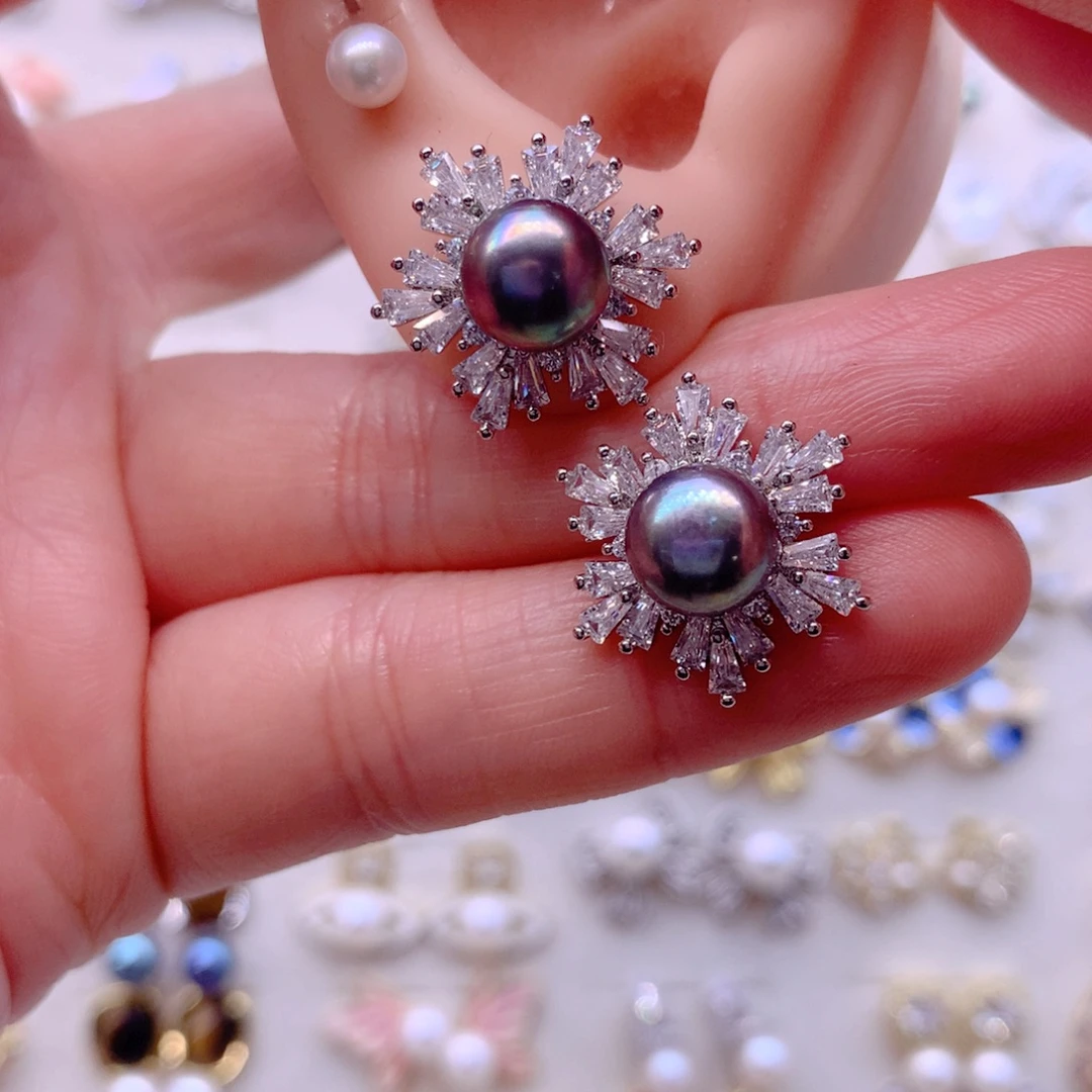 耳饰淡水珍珠合金