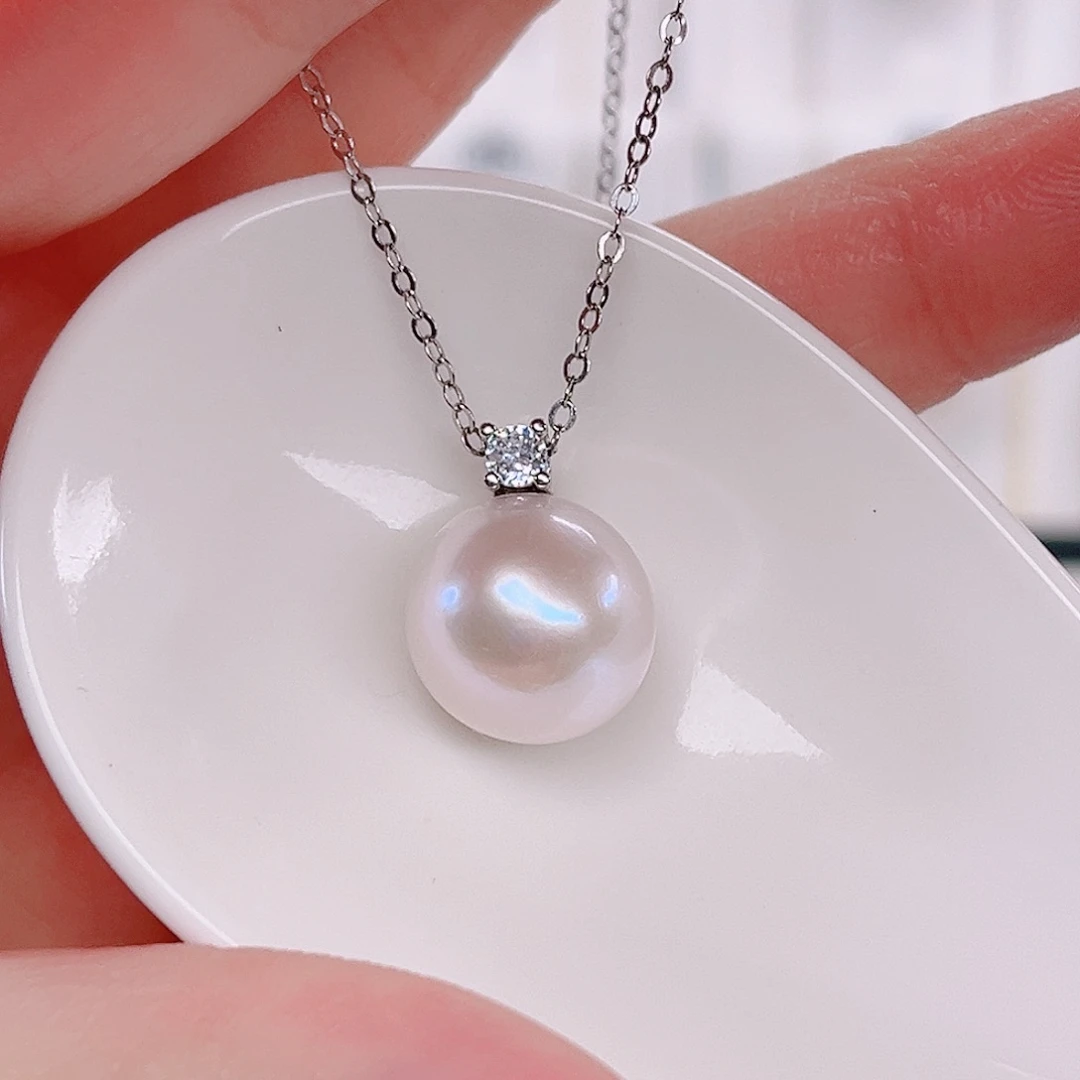 未镶嵌淡水珍珠吊坠(赠链)