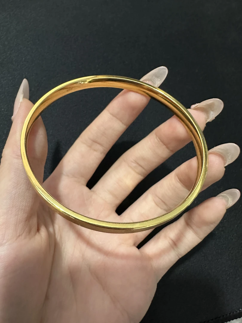 金色UK24-S048金黄色精品一字号手镯