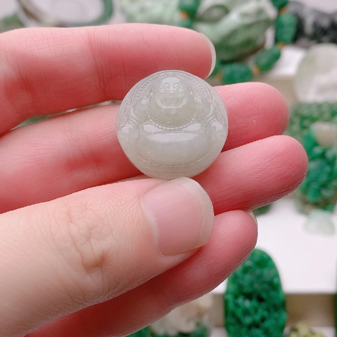 独山玉未镶嵌吊坠
