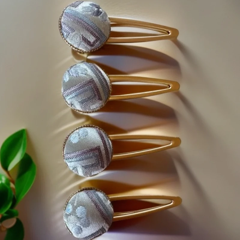 【赵露诗同款壮锦发夹】广西非遗夹民族风刘海夹原创设计发卡女发夹