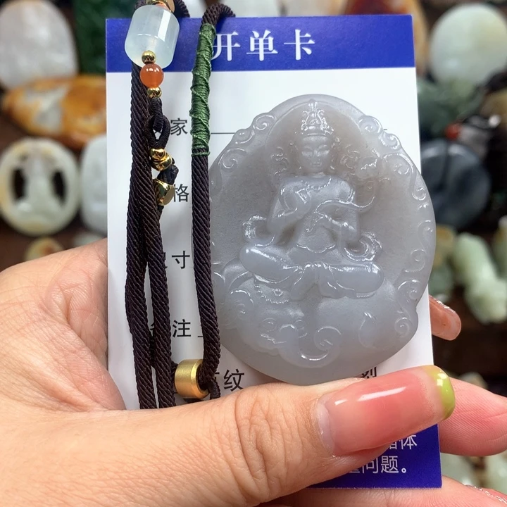 和田玉颈饰未镶嵌方*生