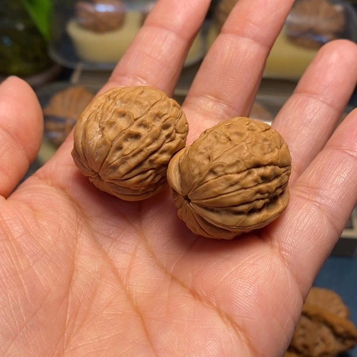 【闪购商品】文玩核桃把件甲骨文