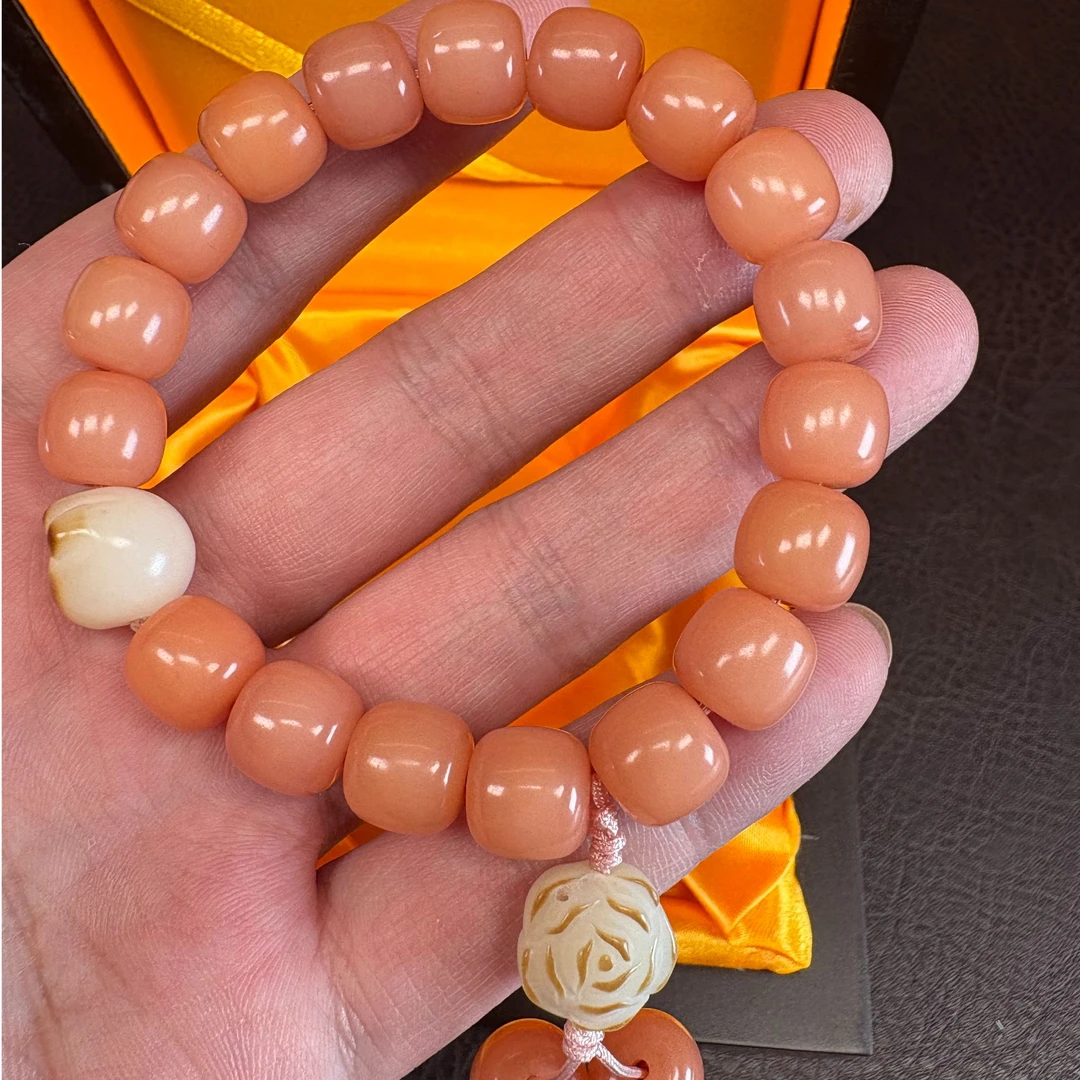 MK516粉山茶菩提手串（无礼盒）
