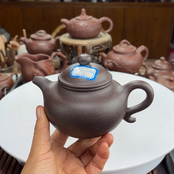 紫砂茶壶紫砂花茶