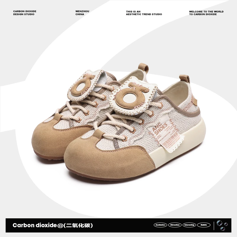 2025夏季透气小众复古大头欧包鞋GH-9020