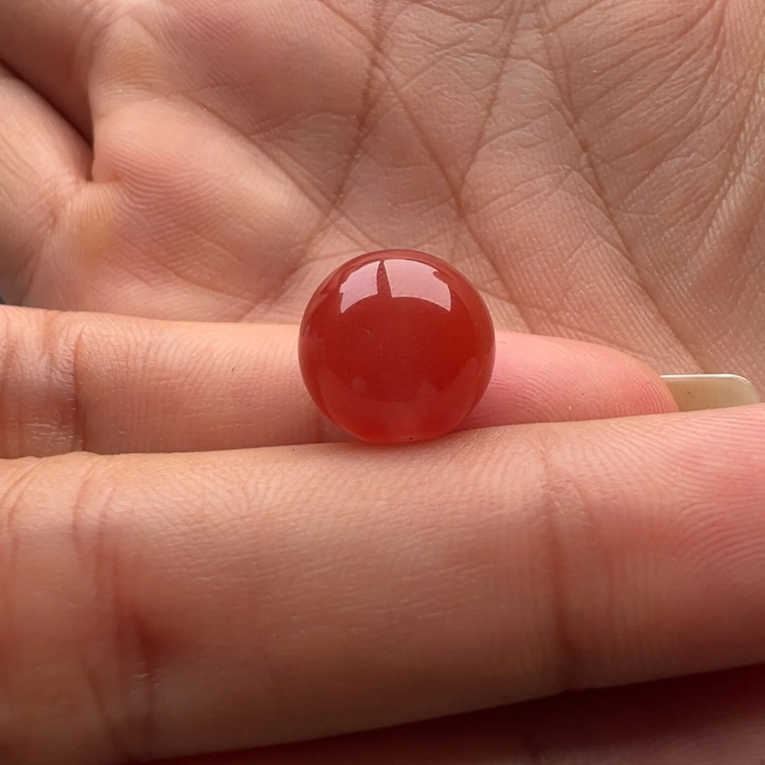 南红玛瑙未镶嵌圆珠11.4