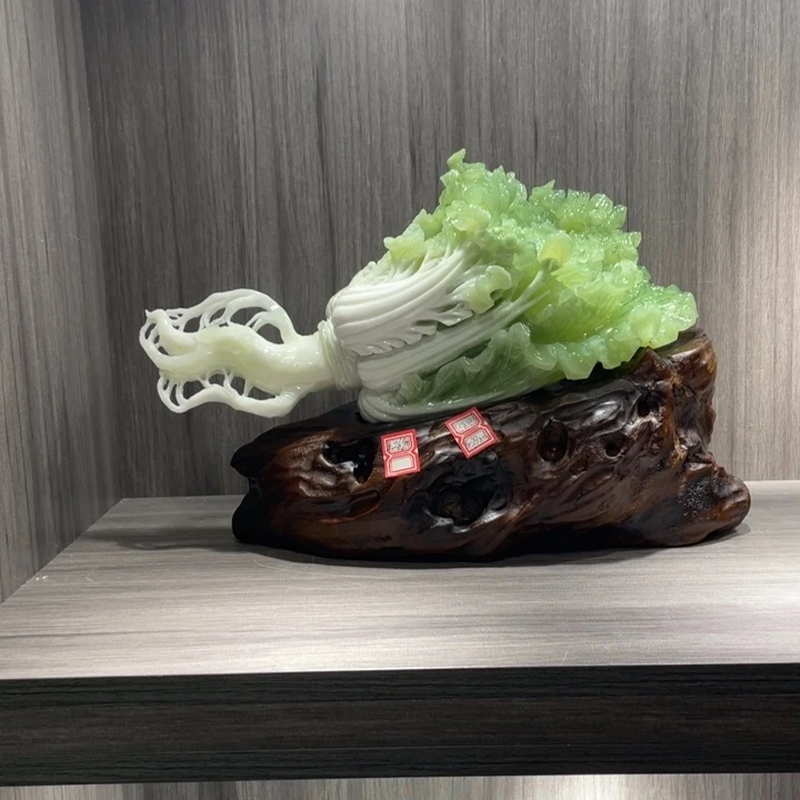 玉家居摆件佰财聚来滚滚来财