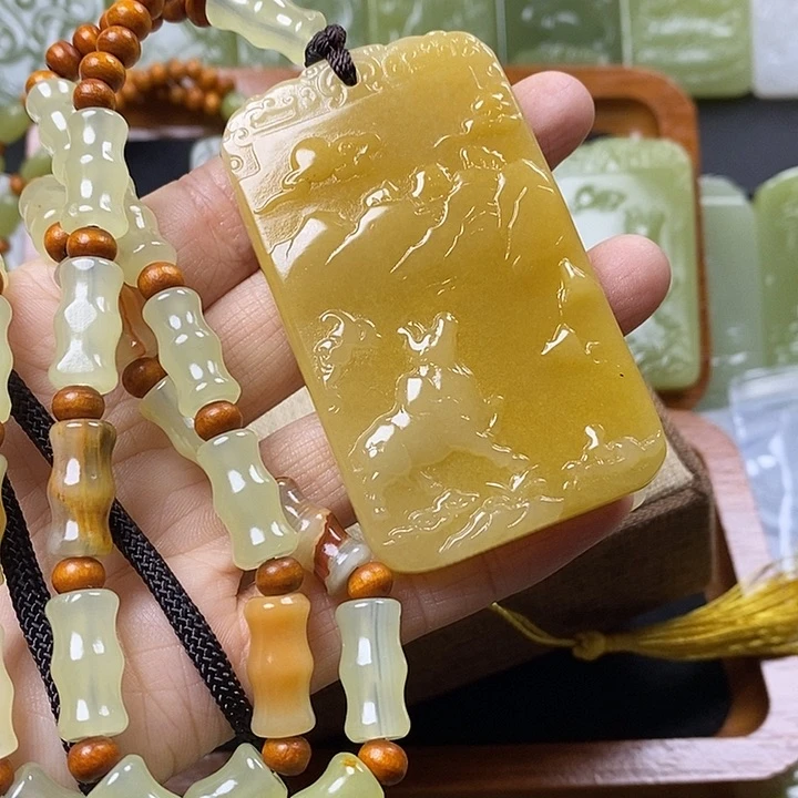 石材昆仑山料一套