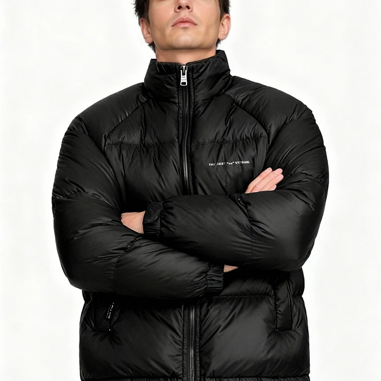 面包服休闲立领拉链款羽绒服轻便潮流男女同款时尚保暖秋冬外套