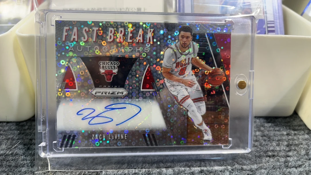扎克拉文 prizm泡泡折快攻签字 公牛 国王 扣篮王 保真正版球星卡