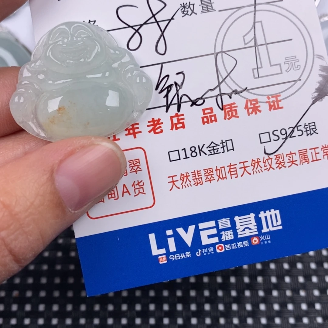 翡翠银S925镶嵌颈饰