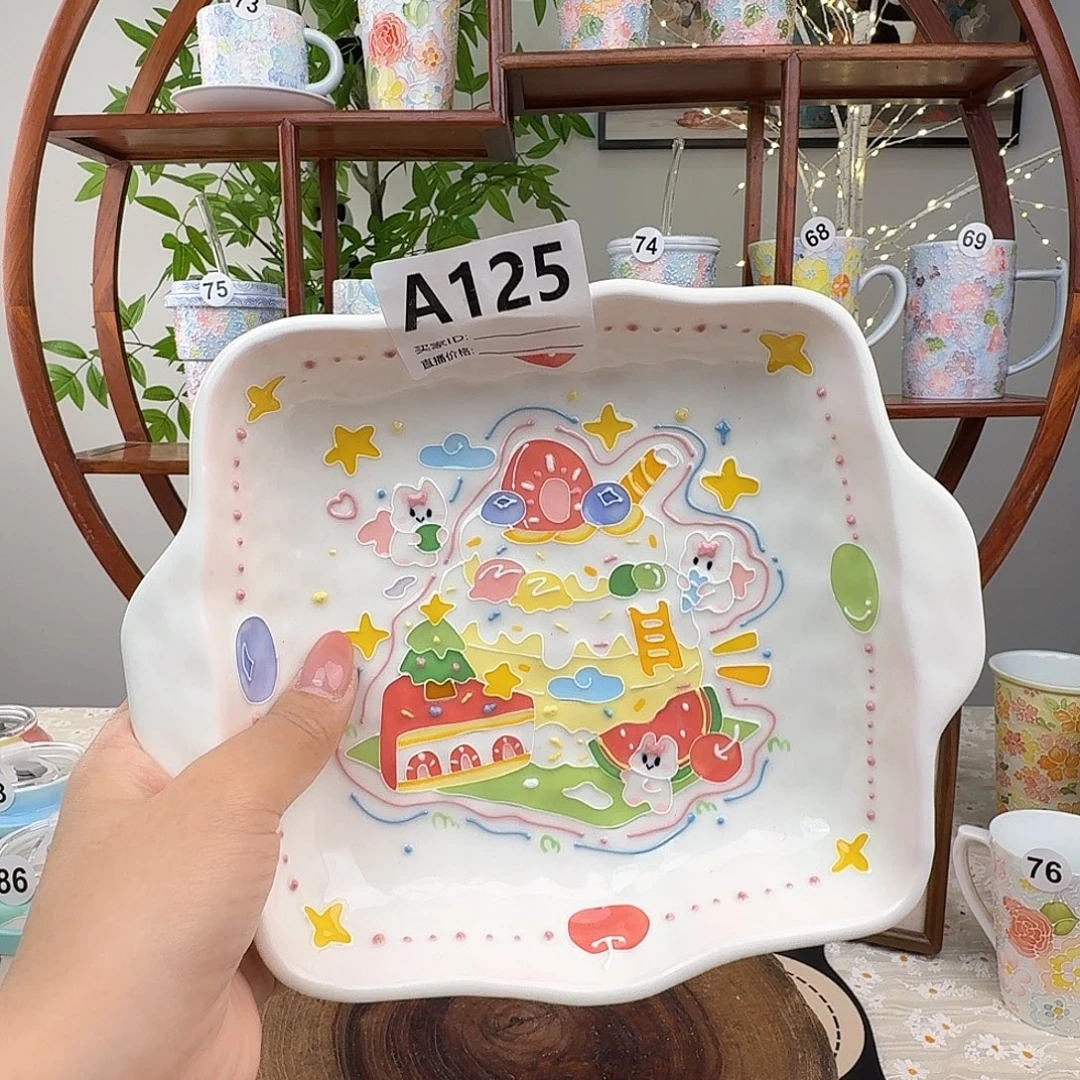 125景德镇手绘高温釉下彩