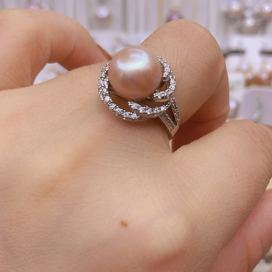 未镶嵌戒指淡水珍珠