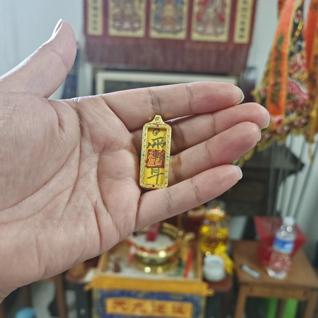 合金亚克力吊坠 道家师傅手绘能量吊坠辟邪保平安【顺丰包邮】