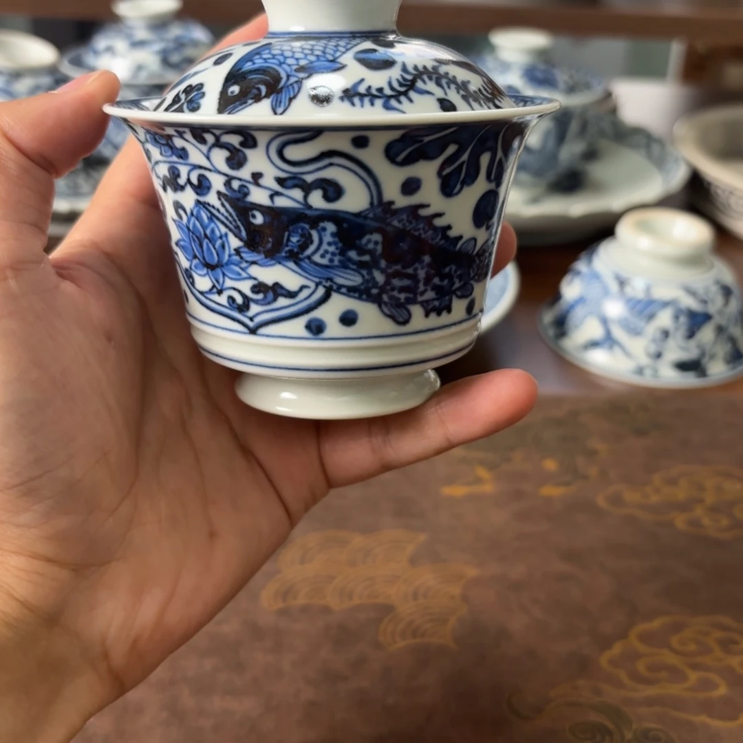 摆件景德镇手绘茶具
