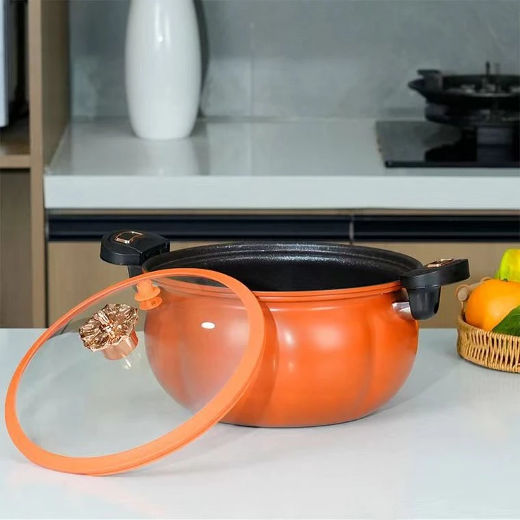 加厚南瓜锅微压锅压力锅家用不粘锅煲汤锅通用焖烧锅料理锅