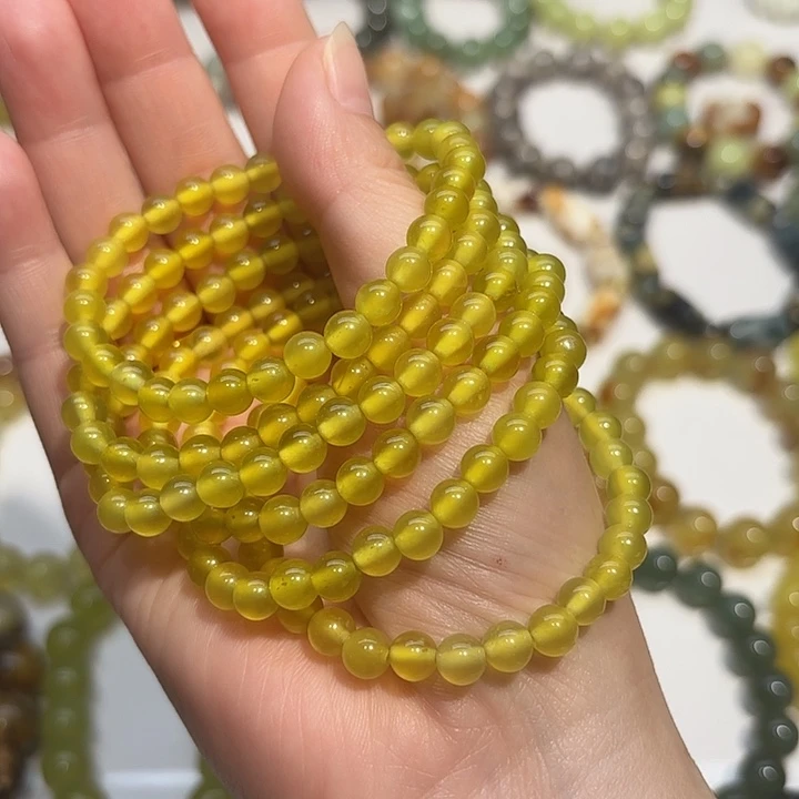 蛇纹石玉未镶嵌手串