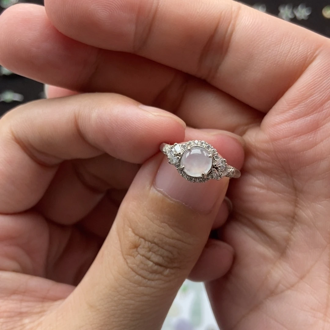 翡翠银S925镶嵌颈饰