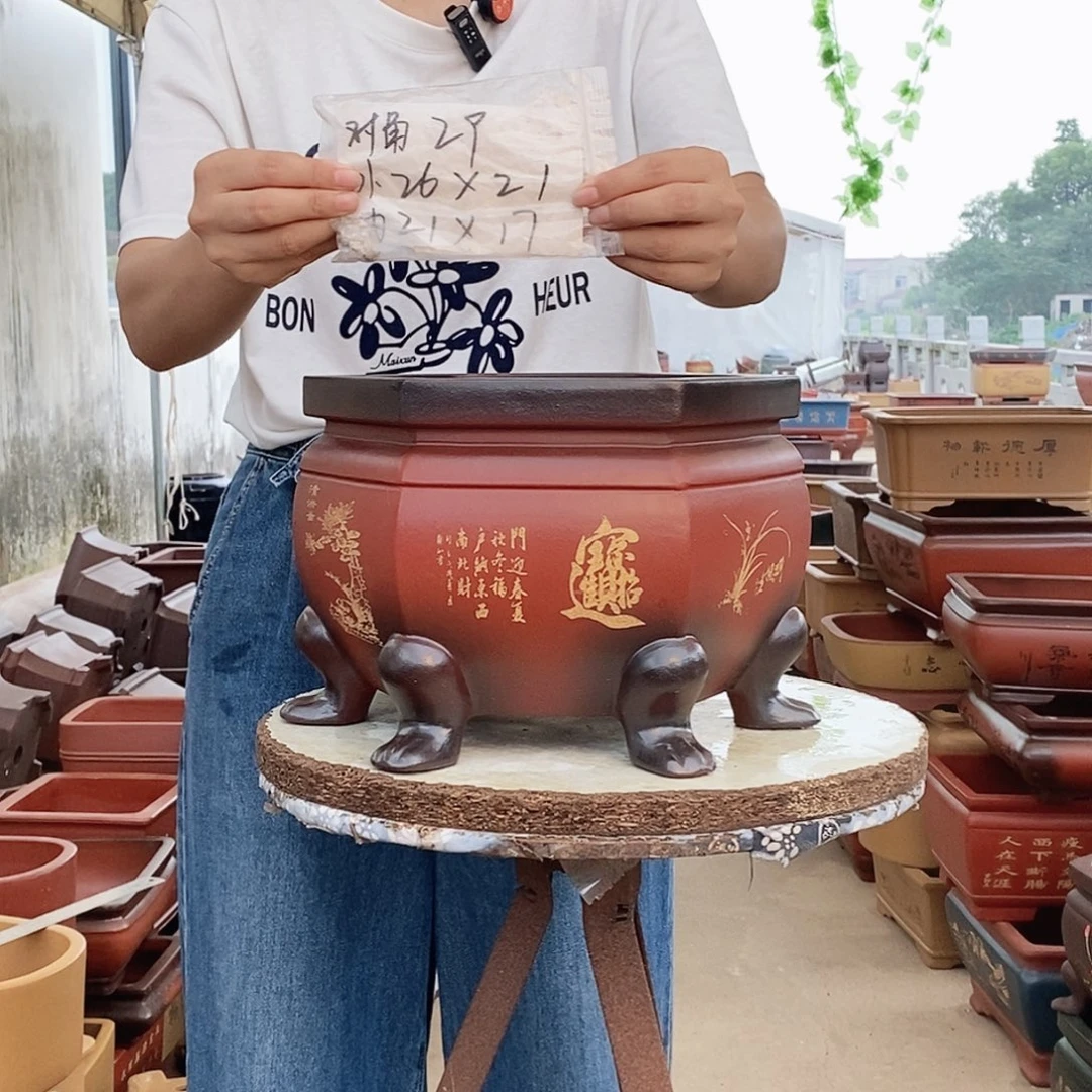 段泥花盆紫砂花盆