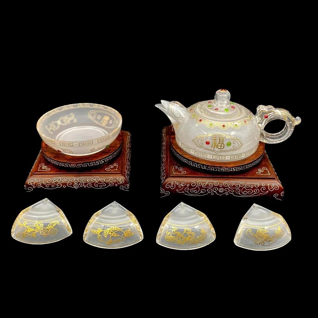 【错金嵌宝石龙凤套壶】