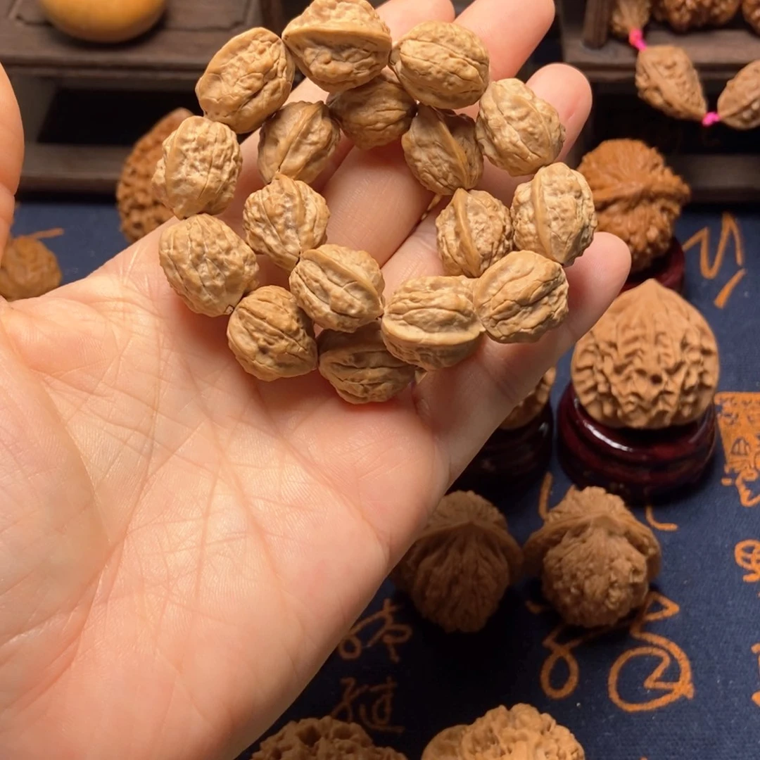 文玩核桃把件全品嵩山蛙蛙串17