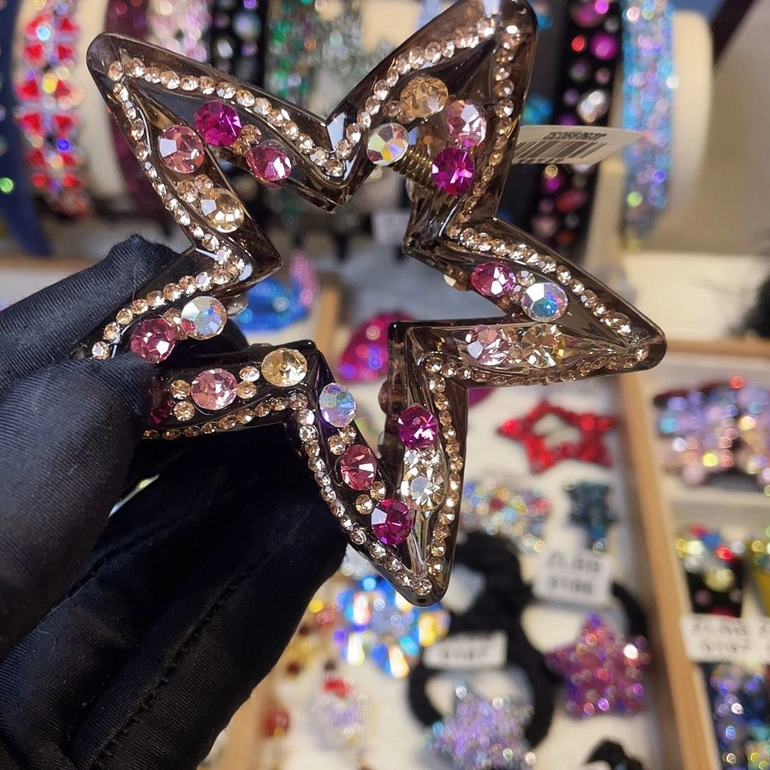 皮质铁合金五角星抓夹